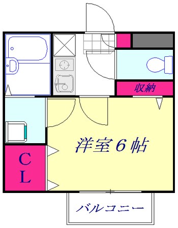 ハーリーハイツの物件間取画像